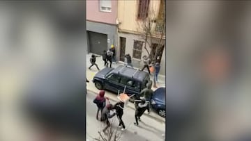 Violencia y miedo: pelea entre ultras del Athletic y el Espanyol