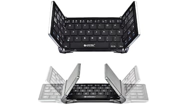 El teclado plegable Bluetooth ideal para teletrabajar en verano