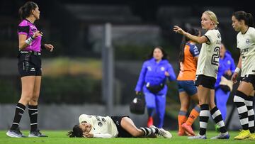    Amanda Perez of America during the game America vs Puebla, corresponding to Round 02 of the Torneo Clausura 2023 of the BBVA MX Womens League, at Azteca Stadium, on January 16, 2023.

<br><br>

 Amanda Perez de America durante el partido America vs Puebla, Correspondiente a la Jornada 02 del Torneo Clausura 2023 de la Liga BBVA MX Femenil, en el Estadio Azteca, el 16 de Enero de 2023