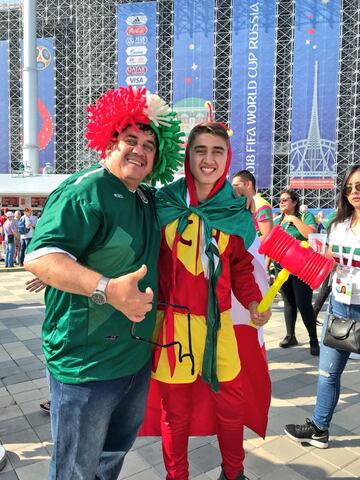 México vs. Suecia: El ambiente y color previo al partido