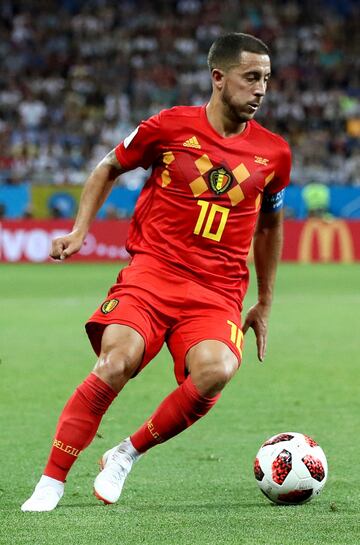 El siempre desequilibrante Hazard. Tiene una efectividad del 79 por ciento en sus pases, dos goles y un par de asistencias en el campeonato Mundial.