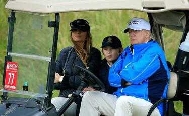 Donald Trump... un gran tramposo jugando al Golf