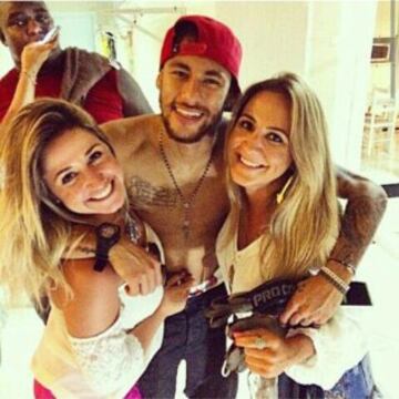 Neymar durante sus vacaciones.