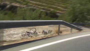 El último ha sido Valverde ¡Menuda colección de caídas!