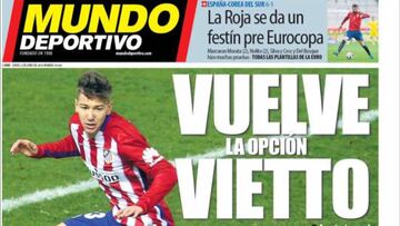 Portada del diario Mundo Deportivo del día 2 de junio de 2016.