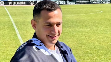 Dani Llácer, técnico de Unionistas.