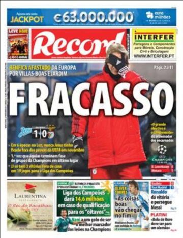 Portadas de la prensa deportiva