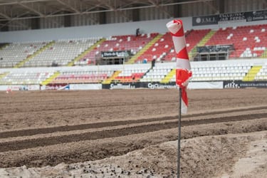 El Burgos acelera los trabajos de remodelación de El Plantío