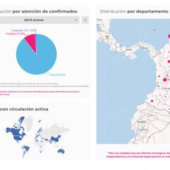 Mapa de casos y muertes por coronavirus por departamentos en Colombia: hoy, 4 de julio