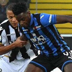 Duván Zapata regresa en el empate de Atalanta ante Empoli