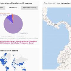 Mapa de casos y muertes por coronavirus por departamentos en Colombia: hoy, 2 de junio