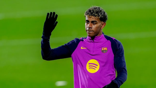 Lamine, con malestar general, duda para el derbi