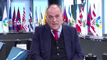 Javier Tebas: "La Superliga destruiría el fútbol"