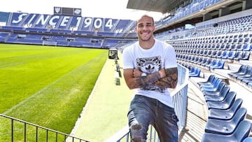 Sandro, jugador del Málaga.