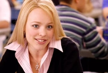 Escena de Regina George (Rachel McAdams) en la cinta 'Mean Girls' (2004).