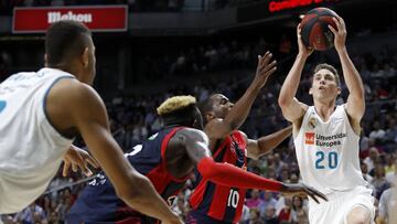 Jaycee Carroll, durante un partido ante el Kirolbet Baskonia de la final de la Liga Endesa.