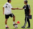 Khedira vuelve a ejercitarse y Albiol sufre gastroenteritis