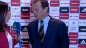 Butragueño habló tras el partido ante el Athletic.