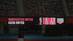 Man United put six past Leeds to move up to third