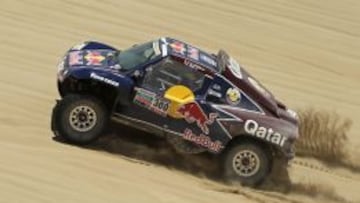 El buggy del catarí Nasser Al-Attiyah.