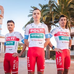 El Polti presenta su nuevo maillot en su regreso al ciclismo