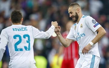 Benzema marcó el 2-1.