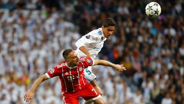 Varane, el curso pasado en un Real Madrid-Bayern.