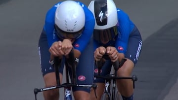 Una Italia en estado de gracia se lleva el oro en la crono mixta