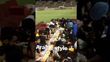 Villanueva grabó la particular cena del Al Ittihad de Sierra