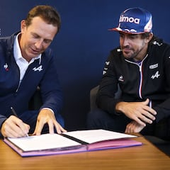 Alonso 'renueva' a Alpine