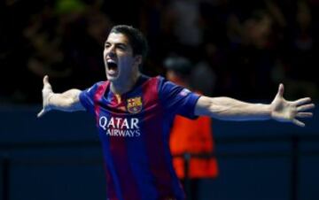 Tras ganarlo todo con el Barcelona, Luis Suárez ha sido uno de los protagonistas del año 2015.
