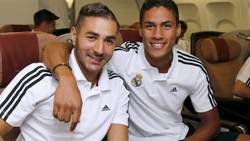 Benzema se lamenta por Varane: “Mierda de alto nivel”