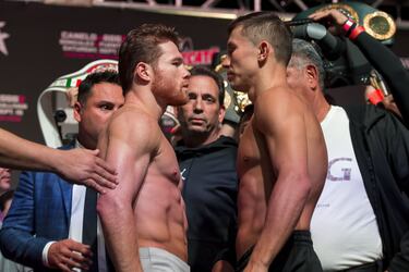 Canelo: "El cobarde es él y mañana le voy a enseñar"