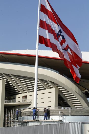 El Wanda Metropolitano sigue en obras