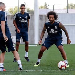Varane se entrena en Valdebebas y Kovacic, pendiente de su futuro