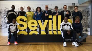 Imagen del acto de presentaci&oacute;n del Zurich Marat&oacute;n de Sevilla 2022.