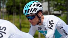 Christopher Froome durante la etapa 18 del Giro de Italia.