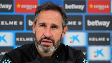 Vicente Moreno, entrenador del Espanyol.