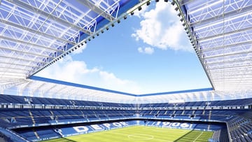 Imagen del proyecto de la ampliación de Riazor de cara al Mundial 2030