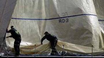 <b>COLABORACIÓN. </b>El <i>Movistar</i> recibirá ayuda técnica del <i>Desafío Español</i> para montar las piezas dañadas.