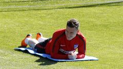 El entrenamiento del Atlético de Madrid en imágenes