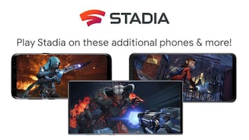 Google Stadia llega a nuevos dispositivos Android