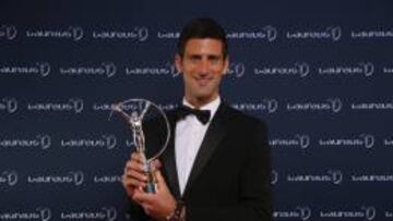 Djokovic, ganador del Premio Laureus al Mejor Deportista del Año