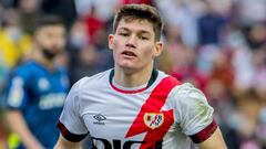 Fran Garc&iacute;a, jugador del Rayo Vallecano formado en la cantera del Real Madrid.