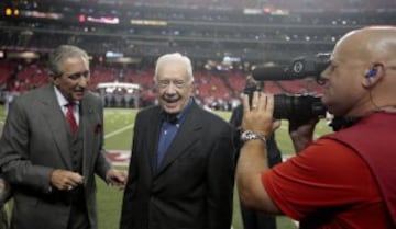Nacido en Georgia, el 39no presidente de Estados Unidos nunca ocultó su amor por los Atlanta Falcons e incluso visitaba cada que podía el Georgia Dome.
