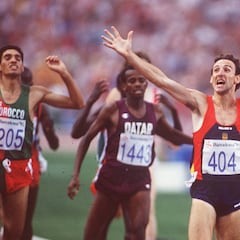 Fermín Cacho y el fútbol, oros míticos en Barcelona