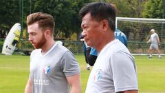 El espa&ntilde;ol Javi Gonz&aacute;lez, durante un entrenamiento de la selecci&oacute;n de Taiw&aacute;n (China Taipei). 