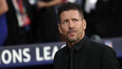 MADRID, SPAIN - SEPTEMBER 07: Head coach Diego Simeone of Atletico Madrid gestures during the UEFA Champions League Group B football match between Atletico Madrid and Porto at Civitas Metropolitano Stadium in Madrid, Spain on September 07, 2022. (Photo by Burak Akbulut/Anadolu Agency via Getty Images)