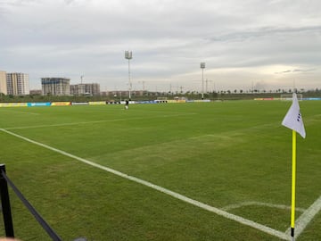 Las mejores imágenes de la ceremonia inaugural de la nueva sede deportiva de la Federación Colombiana de Fútbol en Barranquilla.