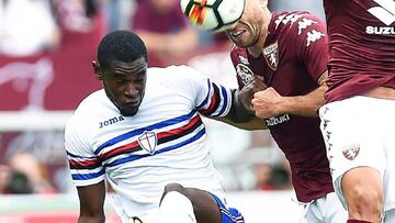 Duván Zapata, delantero que hizo gol con Sampdoria